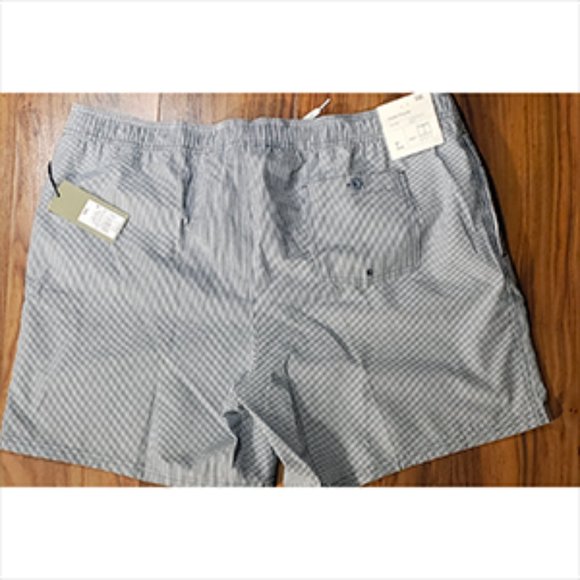 Men's Striped Elastic Waist Swim Trunks 2XL - NWT - Picture 4 of 7